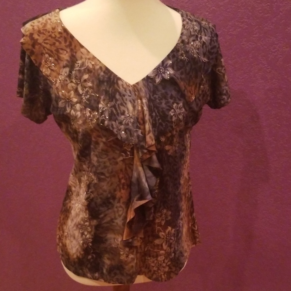 Dress Barn ruffle top